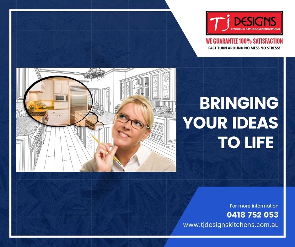 Bringing your Ideas to Life - Kitchen Design Gold Coast - TJ Designs Kitchens