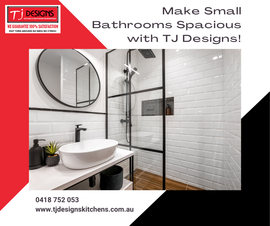 Make Small Bathrooms Spacious with TJ Designs!| Kitchen Renovation | Bathroom Renovation