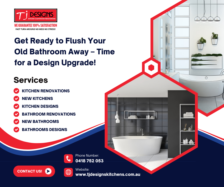 Get Ready to Flush Your Old Bathroom Away – Time for a Design Upgrade! | Kitchen Renovation Gold Coast | Bathroom Renovation Gold Coast