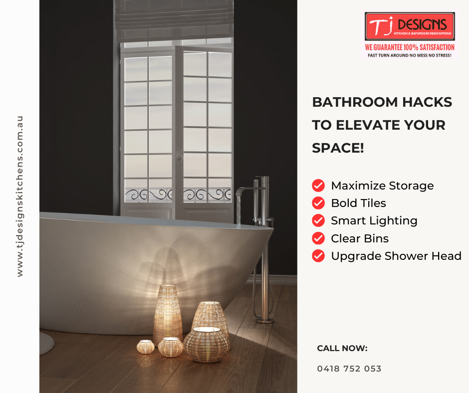 🛁✨ Bathroom Hacks to Elevate Your Space! ✨🛁| Kitchen Renovation Gold Coast | Bathroom Renovation Gold Coast