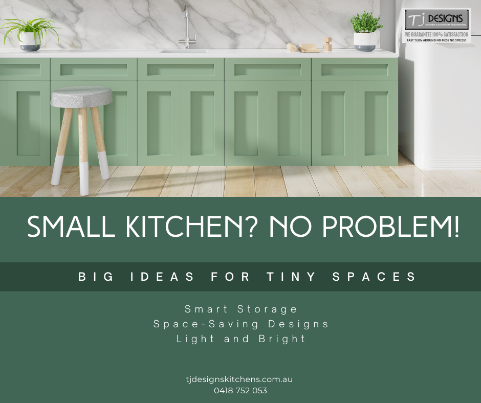 🌟 Small Kitchen? No Problem! Big Ideas for Tiny Spaces 🌟 | Kitchen Renovation Gold Coast | Bathroom Renovation Gold Coast