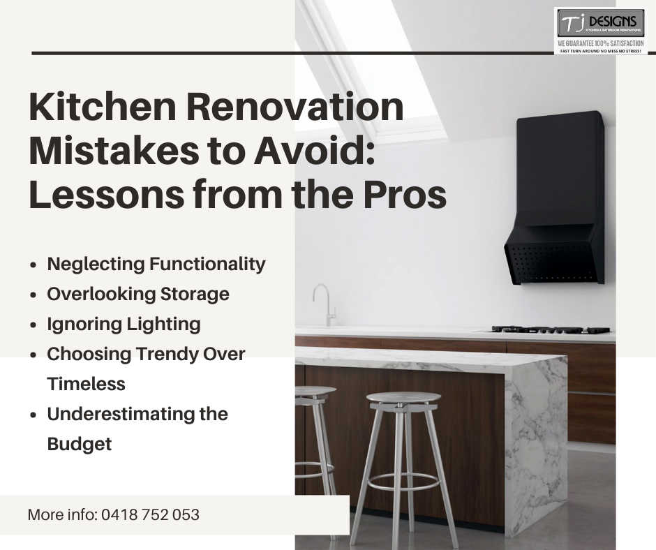 Kitchen Renovation Mistakes to avoid in Gold Coast | Bathroom Renovation Gold Coast