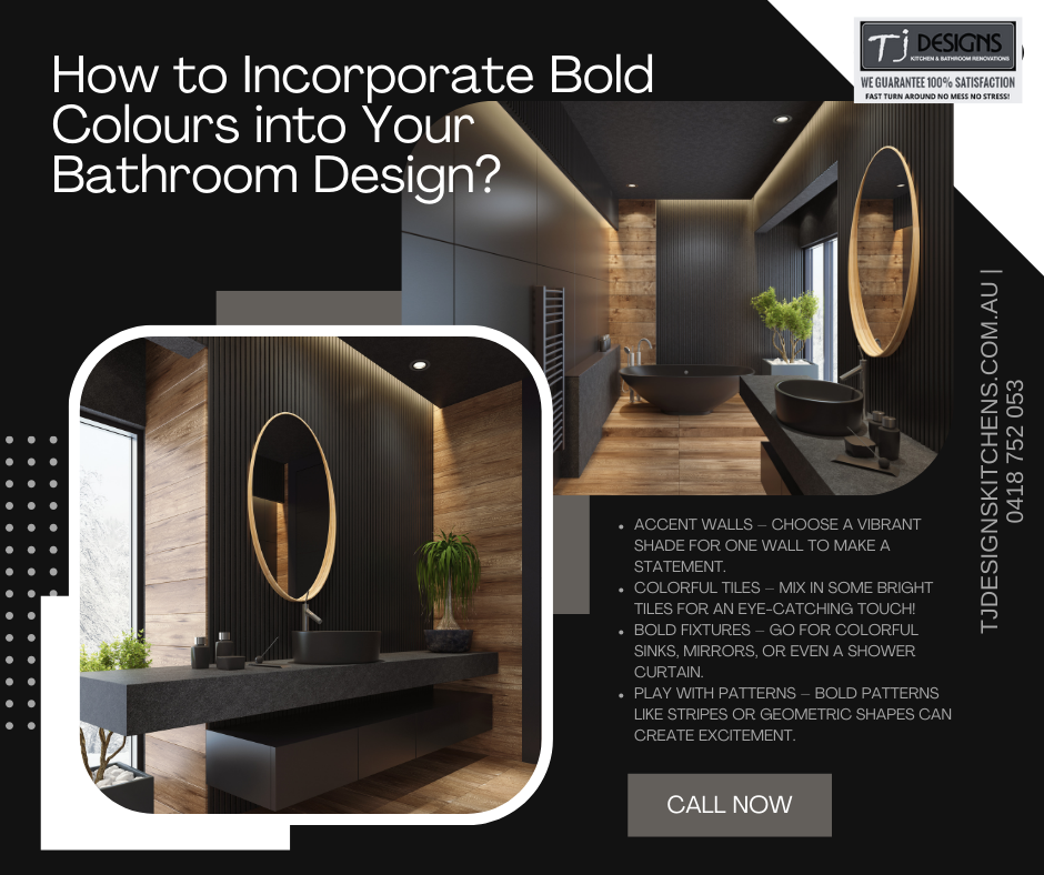 How to Incorporate Bold Colors into Your Bathroom Design | Kitchen Renovation Gold Coast | Bathroom Renovation Gold Coast