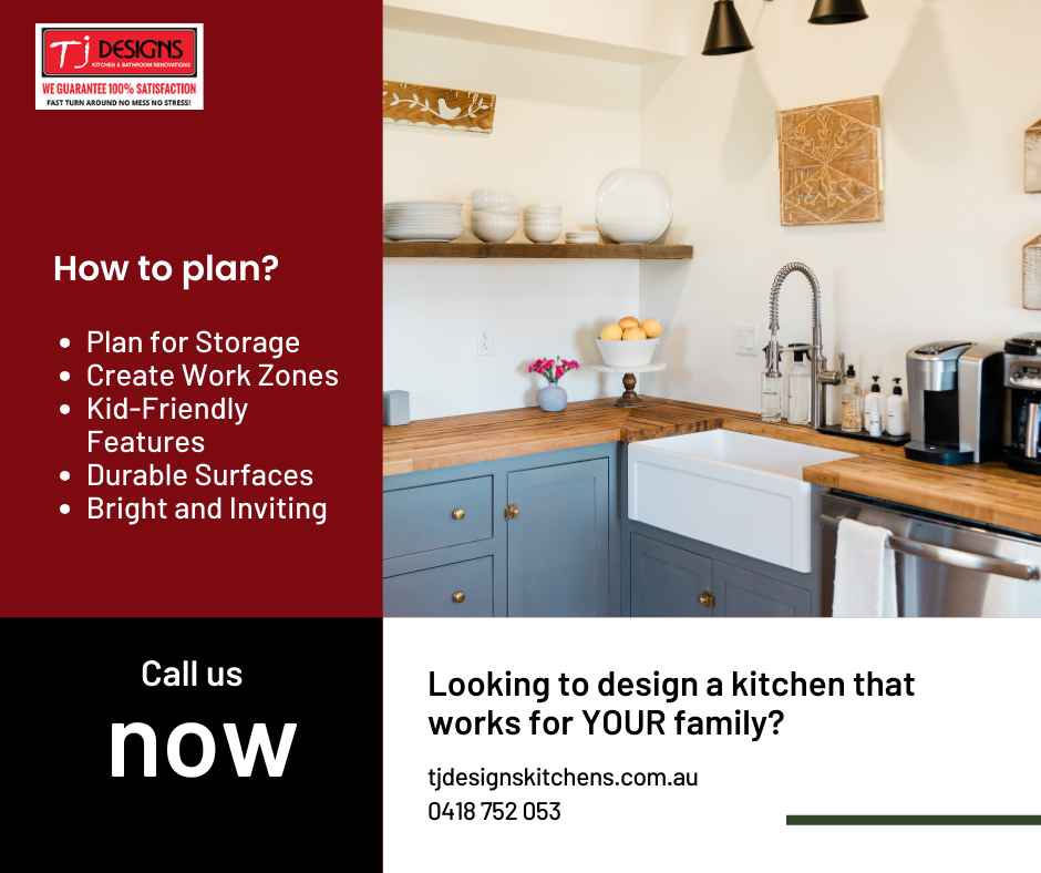 Looking to design a kitchen that works for YOUR family? | Kitchen Renovation Gold Coast | Bathroom Renovation Gold Coast