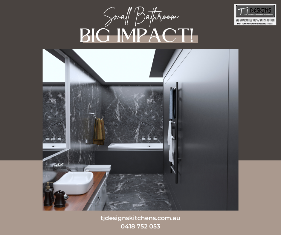✨ Small Bathroom, Big Impact! 🚿 | Kitchen Renovation Gold Coast | Bathroom Renovation Gold Coast